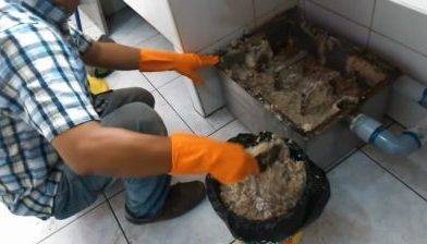 Limpieza de trampas de grasa