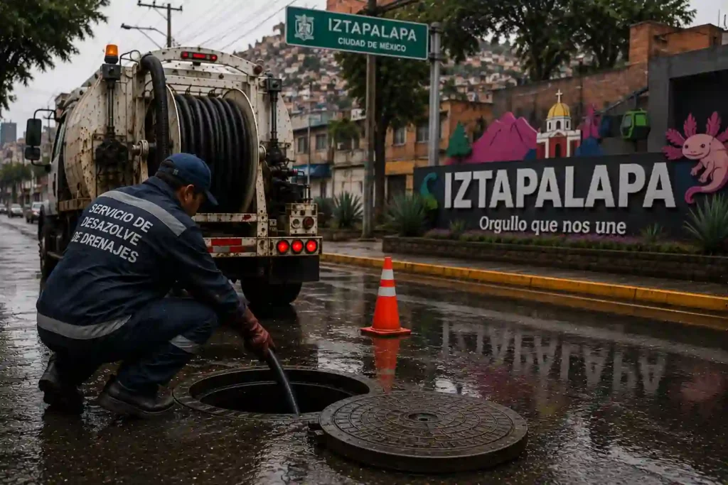 Servicio de Desazolve de Drenaje en Iztapalapa