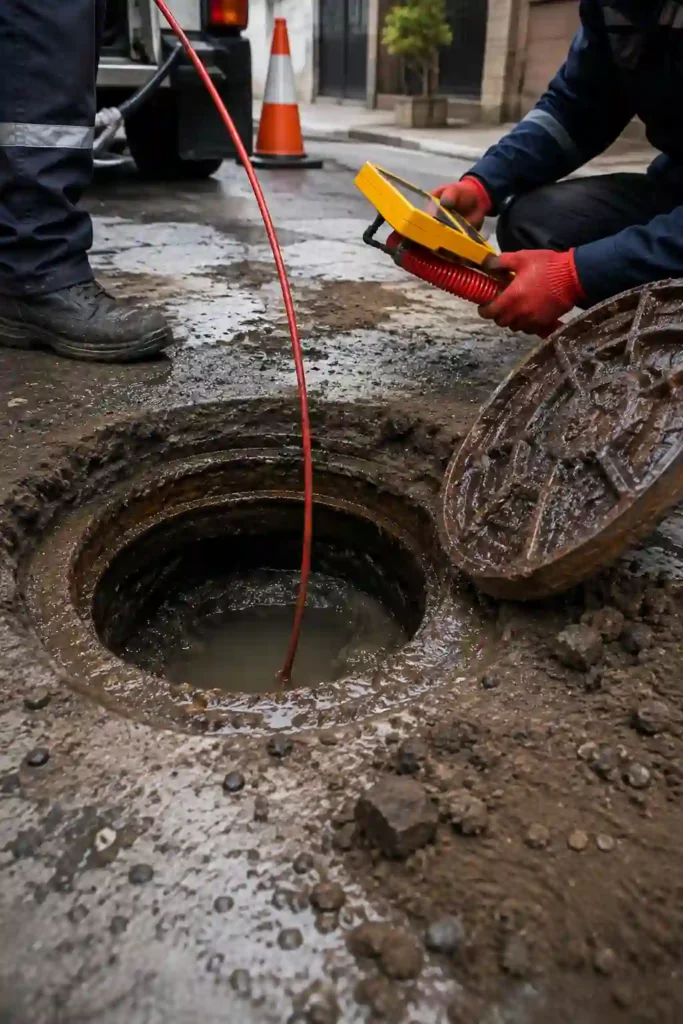 Mantenimiento preventivo de alcantarillado con bomba en Coyoacan