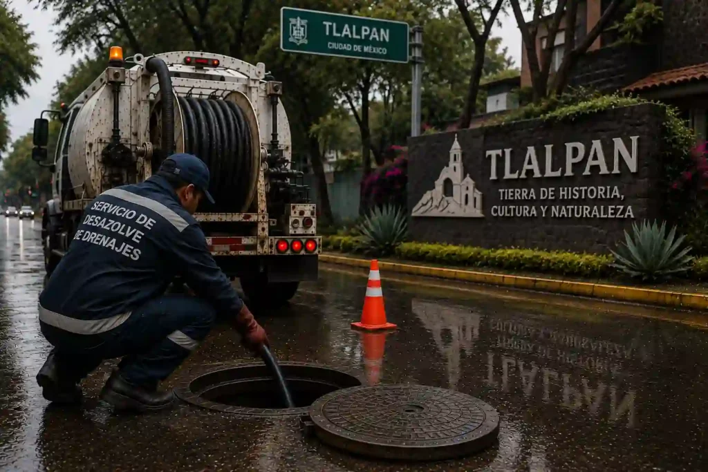 Servicio de Desazolve de Drenaje en Tlalpan