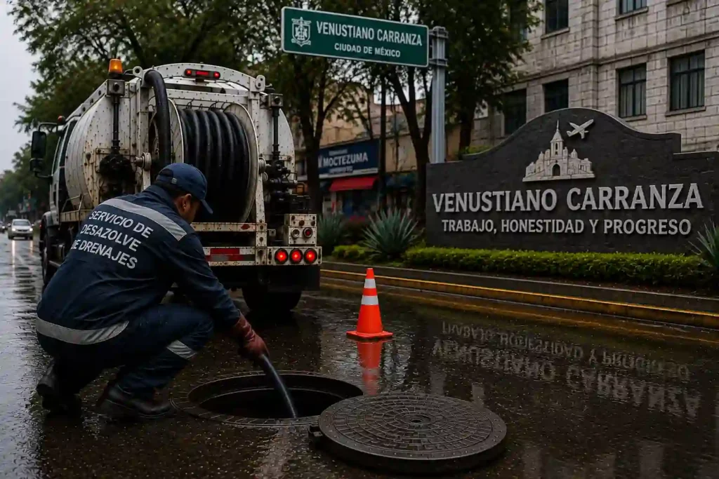 Servicio de Desazolve de Drenaje en Venustiano Carranza