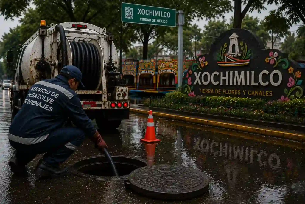 Servicio de Desazolve de Drenaje en Xochimilco